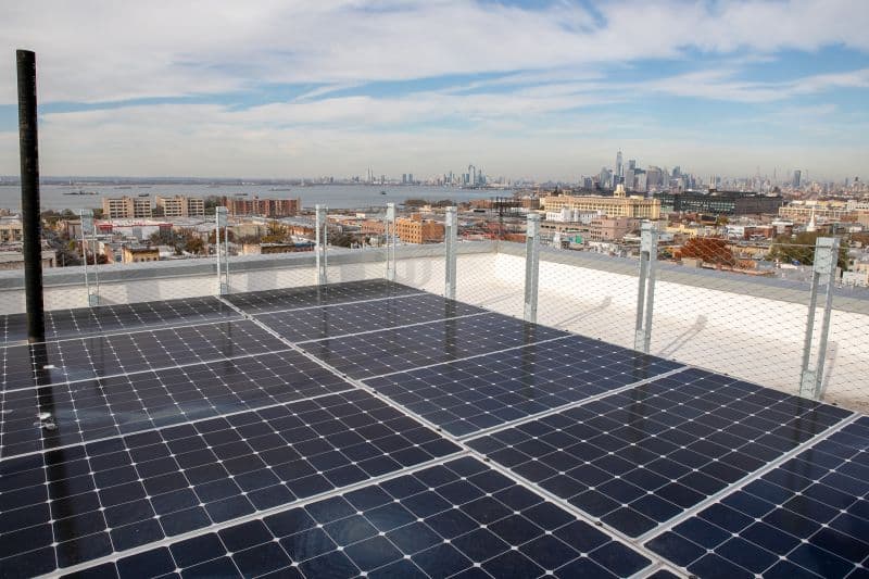 Rooftop solar panels