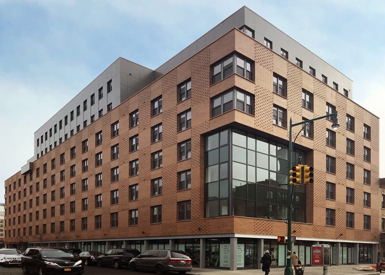 The Clark, an affordable housing development in Prospect Lefferts Gardens, Brooklyn